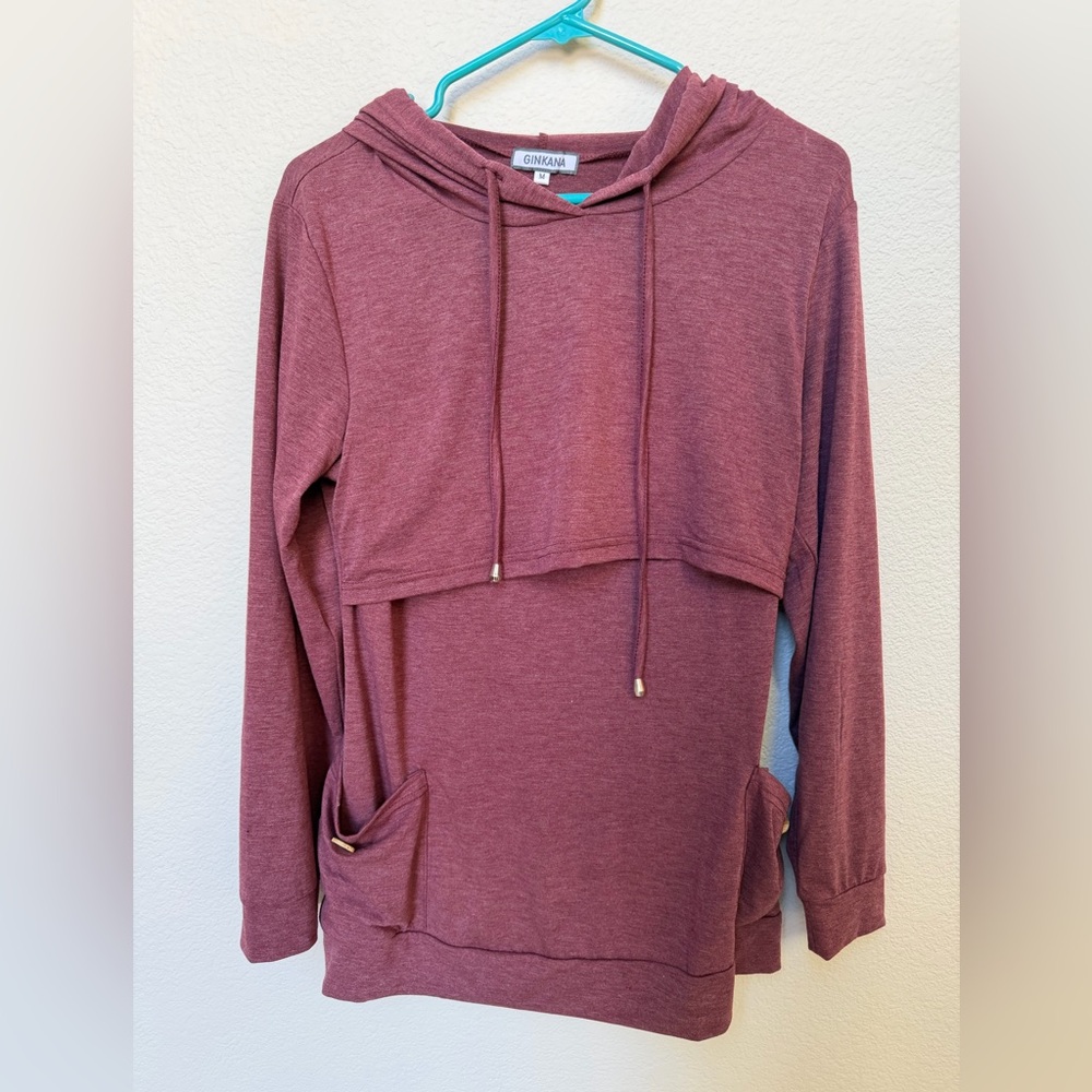 Ginkana Nursing Hoodie with Drawstring